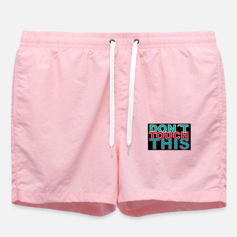 dont touch this - Short de bain - rose