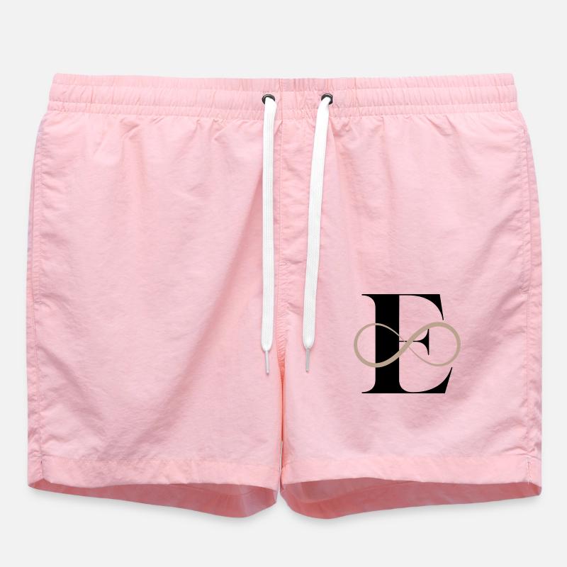 Unendlicher Buchstabe e - Badeshorts - Pink