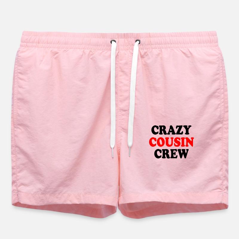 Crazy cousin crew - Short de bain - rose