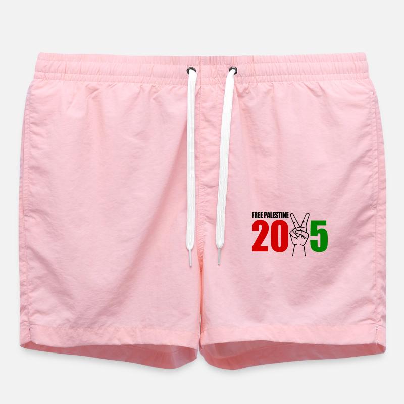 Free palestine 2025 - Short de bain - rose
