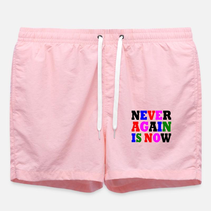 Never again is now - Short de bain - rose