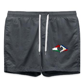 Ungarn Philippinen Flagge Hände Herzform used - Badeshorts -  - Vorne