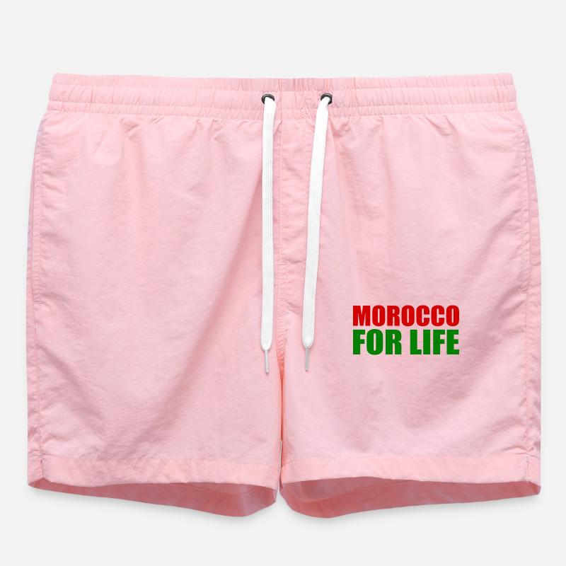 Morocco for life - morocco - Swim Trunks - pink