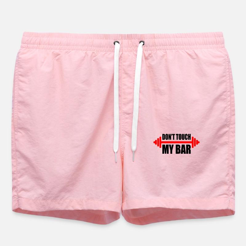 d'ont touch my bar - Short de bain - rose
