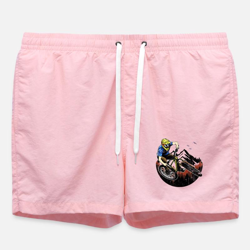 Peak Rider : action en VTT - Short de bain - rose