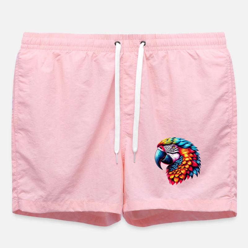 Parrot - Swim Trunks - pink