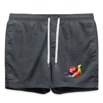 escargot coloré en design géométrique - Short de bain -  - Devant