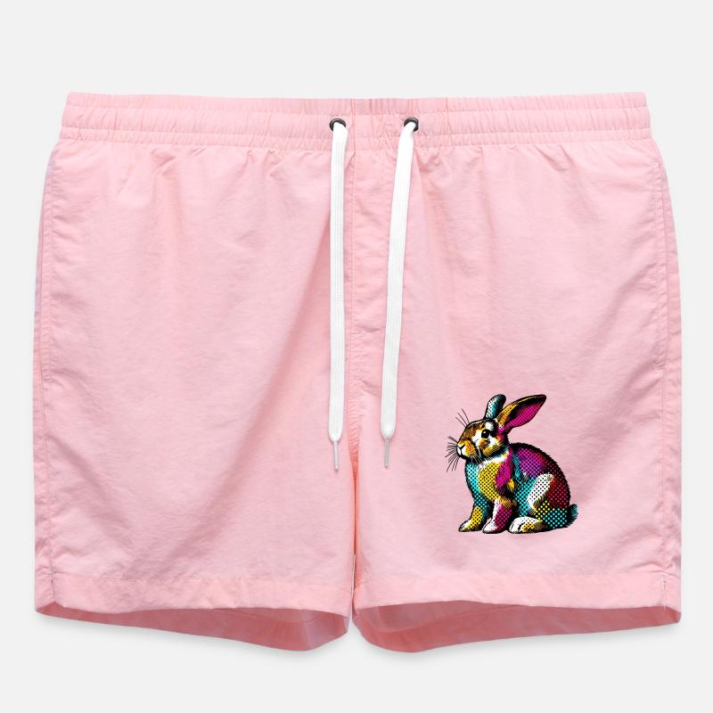 Rabbit - Swim Trunks - pink