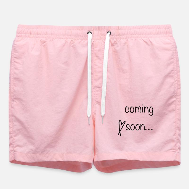 À venir Lettering - Short de bain - rose