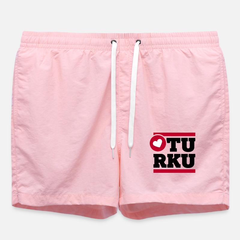 On a light background - Swim Trunks - pink