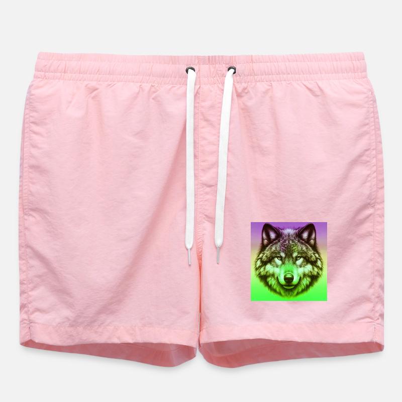 Wolf - Badeshorts - Pink