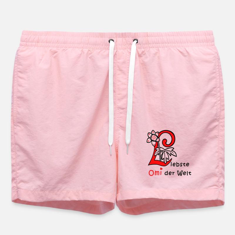 liebste Omi der Welt - Badeshorts - Pink