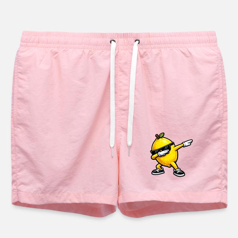 Dabbing Zitrone - Badeshorts - Pink