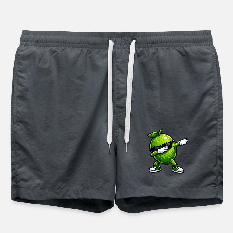 Dabbing Lime - Swim Trunks - undefined