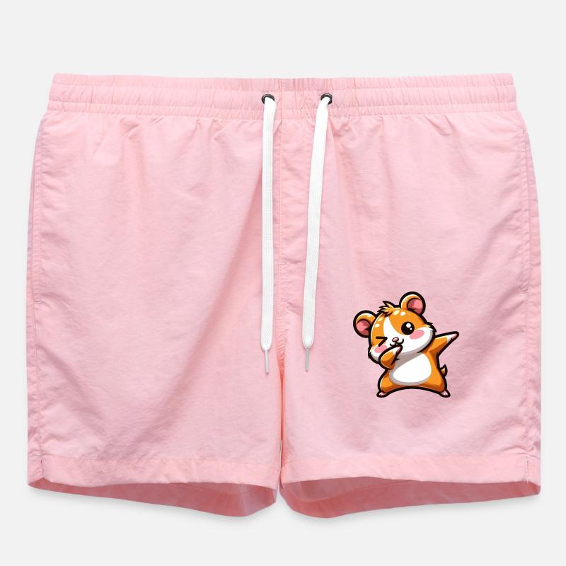 Hamster Dab Cochon d’Inde Cool Dabbing - Short de bain - rose