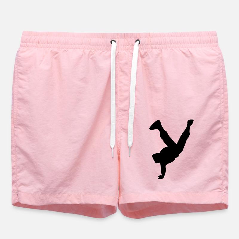 Breakdance Battle Graphismes - Short de bain - rose