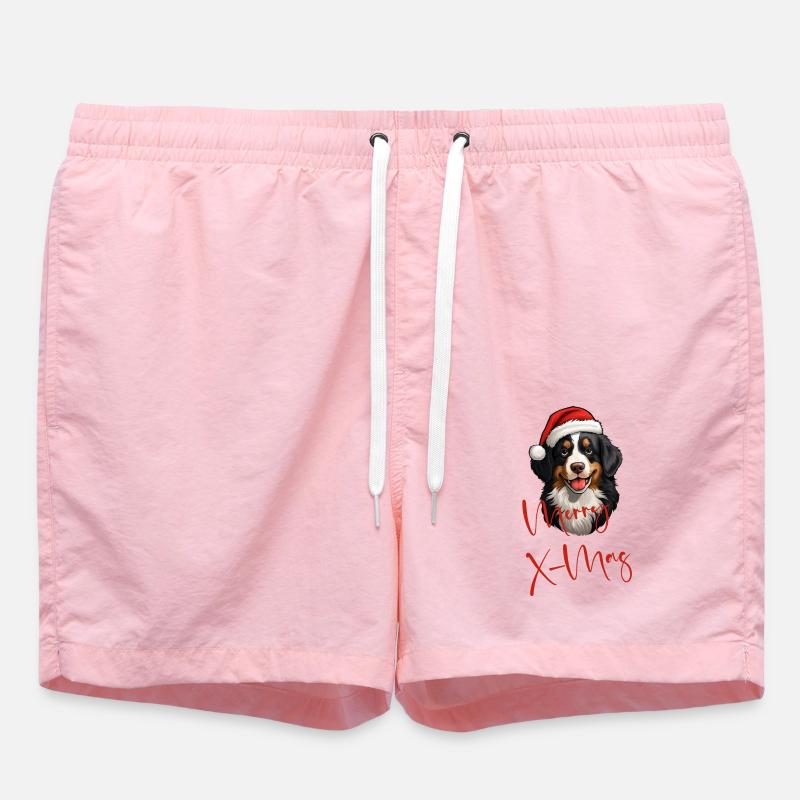Le bouvier bernois X-Mas - Short de bain - rose