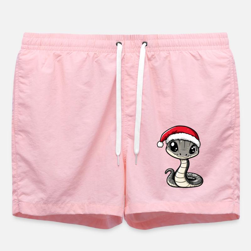Serpent Cobra Noël - Short de bain - rose
