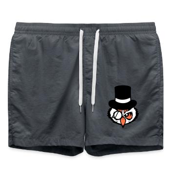 Sir hibou chapeau haut de forme monocle verres riches M. - Short de bain -  - Devant