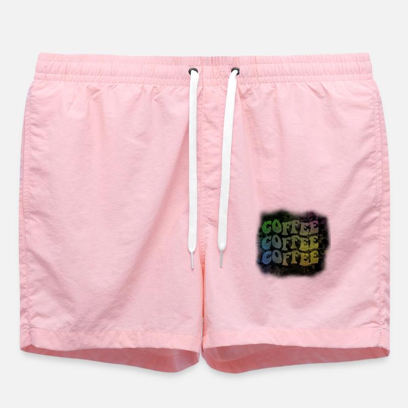 Café - Short de bain - rose