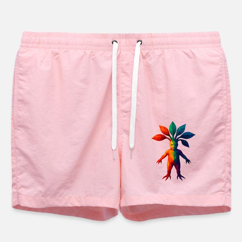 Style WPAP - Mandragore - Short de bain - rose
