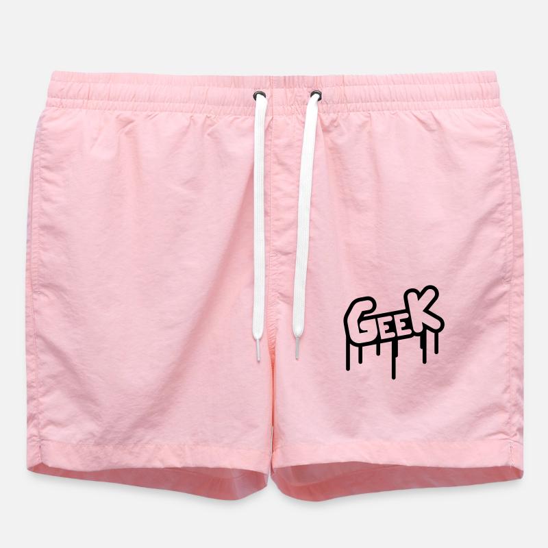 geek_graffiti - Short de bain - rose
