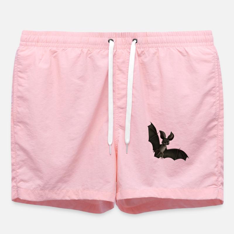 Bat angry with the world - Swim Trunks - pink