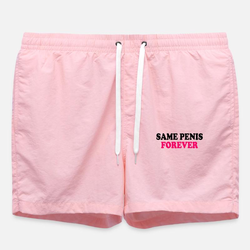 Same penis forever - Badeshorts - Pink