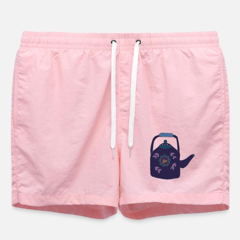 théière - Short de bain - rose