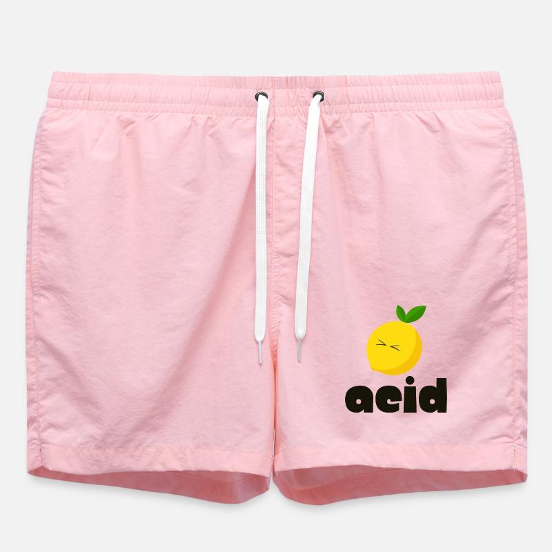 ACIDE - Short de bain - rose