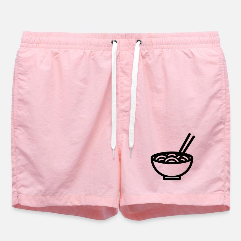 ramen - Short de bain - rose