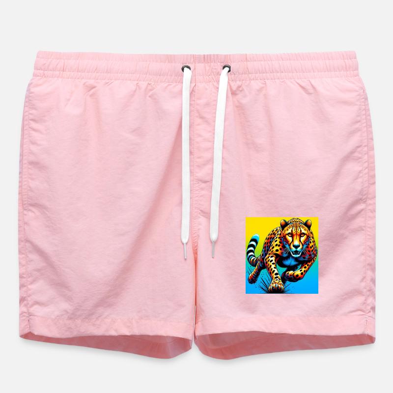 guépard - Short de bain - rose