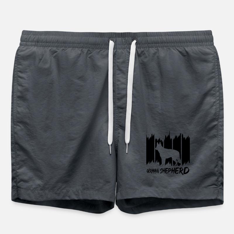 German Shepherd - Swim Trunks - undefined