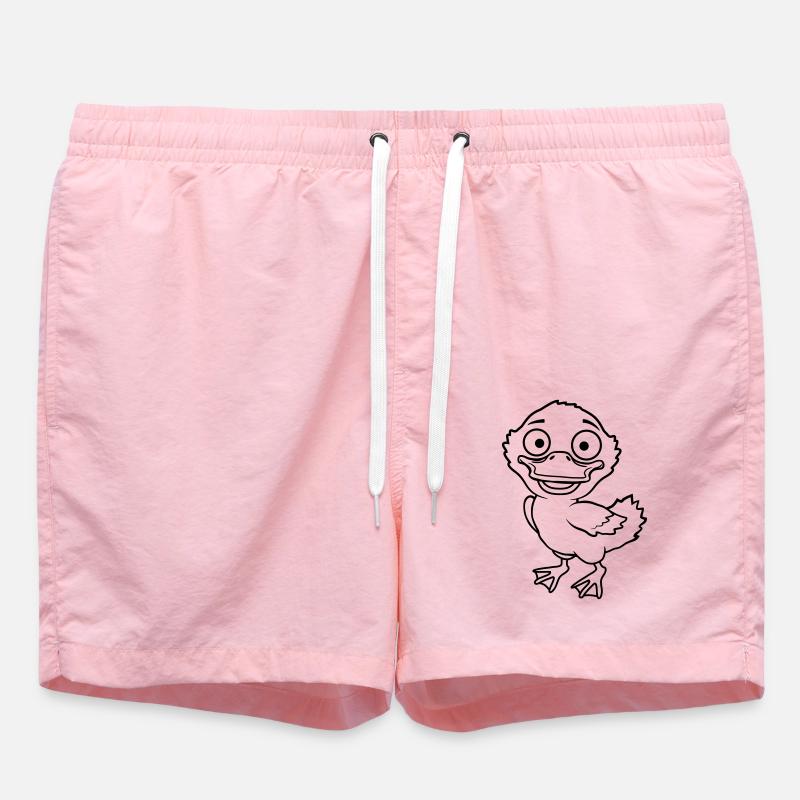 Petit canard comique mignon - Short de bain - rose