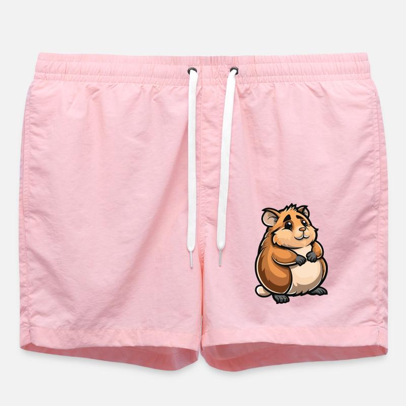 Hamster Comic - Swim Trunks - pink