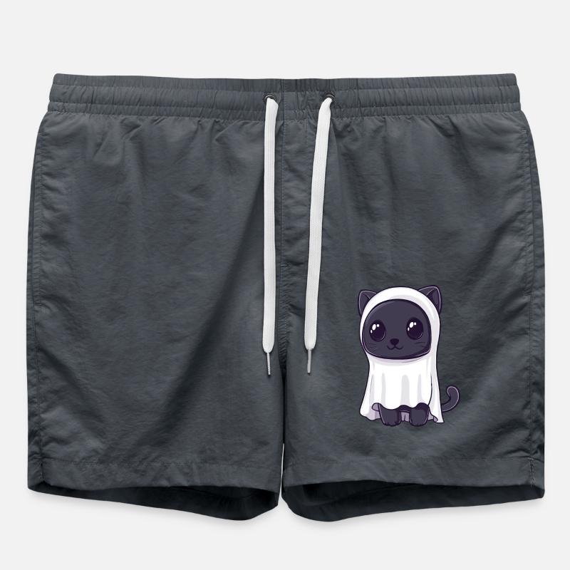 Panther Halloween Comic Geist - Badeshorts - Pink