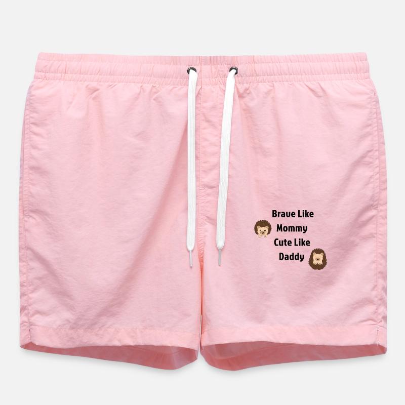 Courageux comme maman hérisson - Short de bain - rose