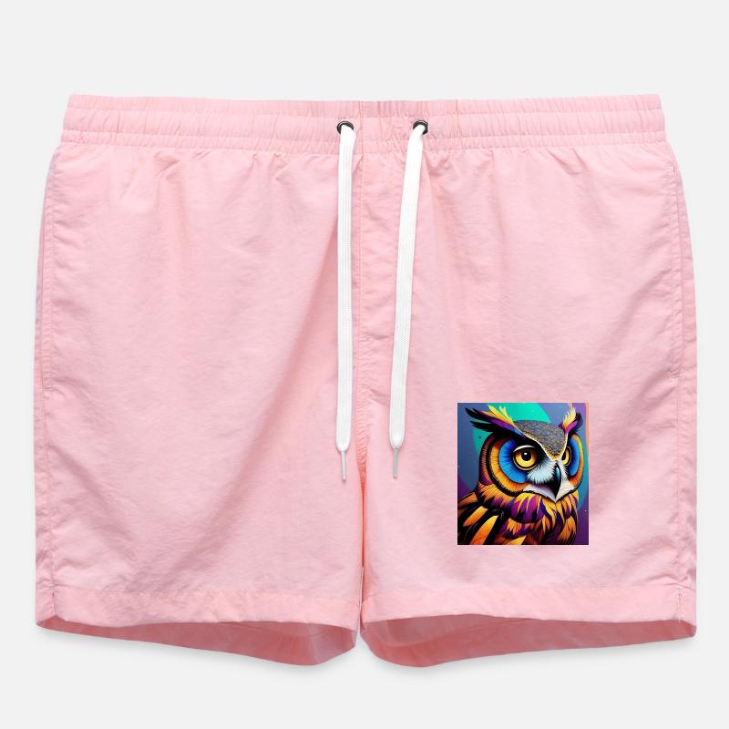 Eule - Badeshorts - Pink