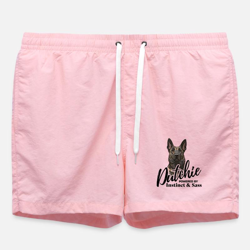 Dutch Shepherd – Dutchie - Badeshorts - Pink