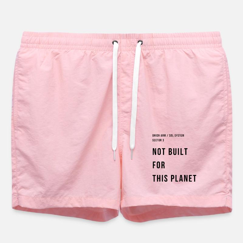 NOT BUILT FOR THIS PLANET - Short de bain - rose