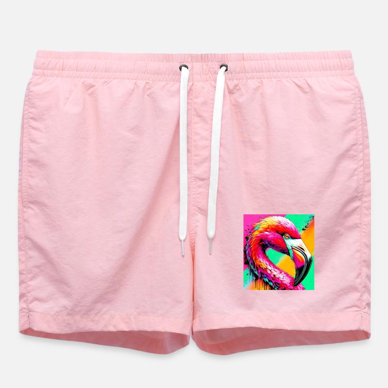 Flamant - Short de bain - rose