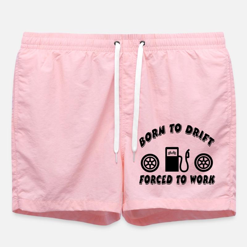 Voiture - Short de bain - rose