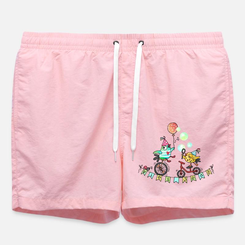 High wire acrobats - Swim Trunks - pink