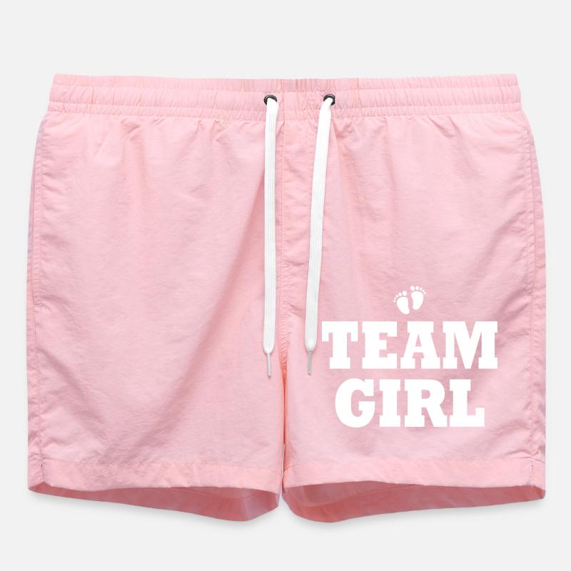 Team girl - Short de bain - rose