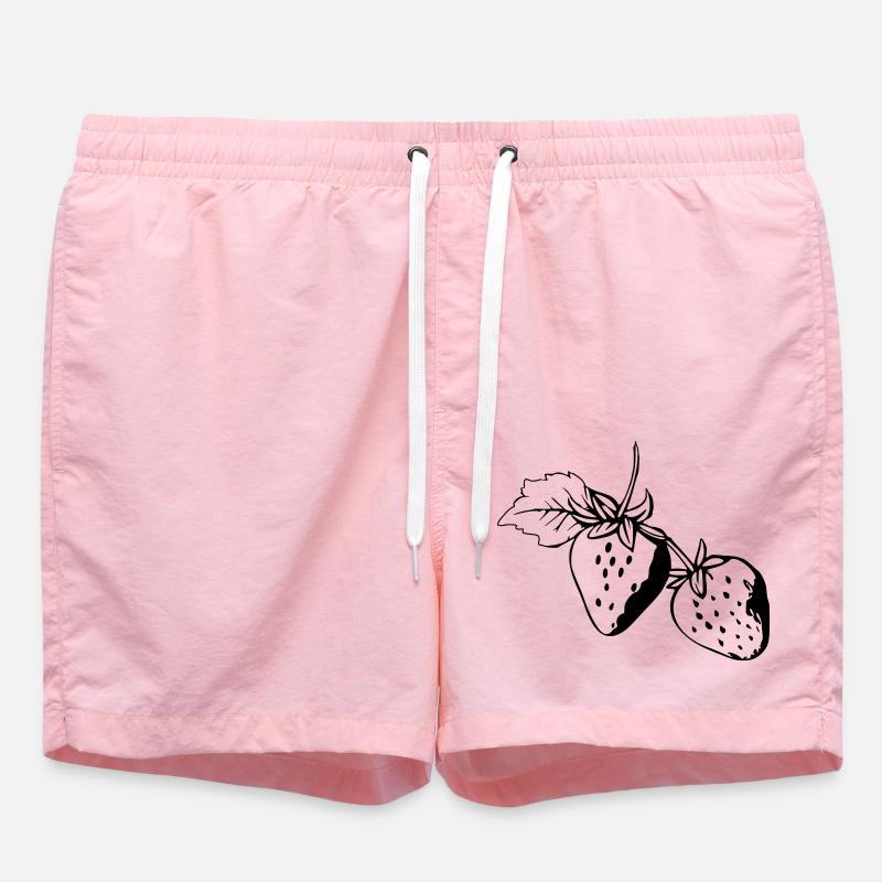 Fraises - Short de bain - rose