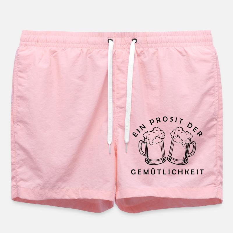 Bier - Ein Prosit der Gemütlichkeit - Short de bain - rose