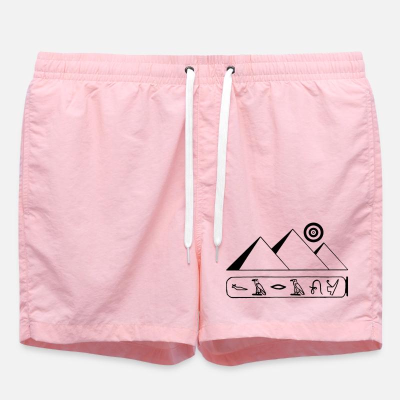 Pyramides et pharaons noirs - Short de bain - rose