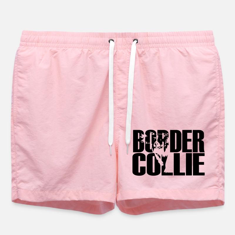 Border Collie - Short de bain - rose