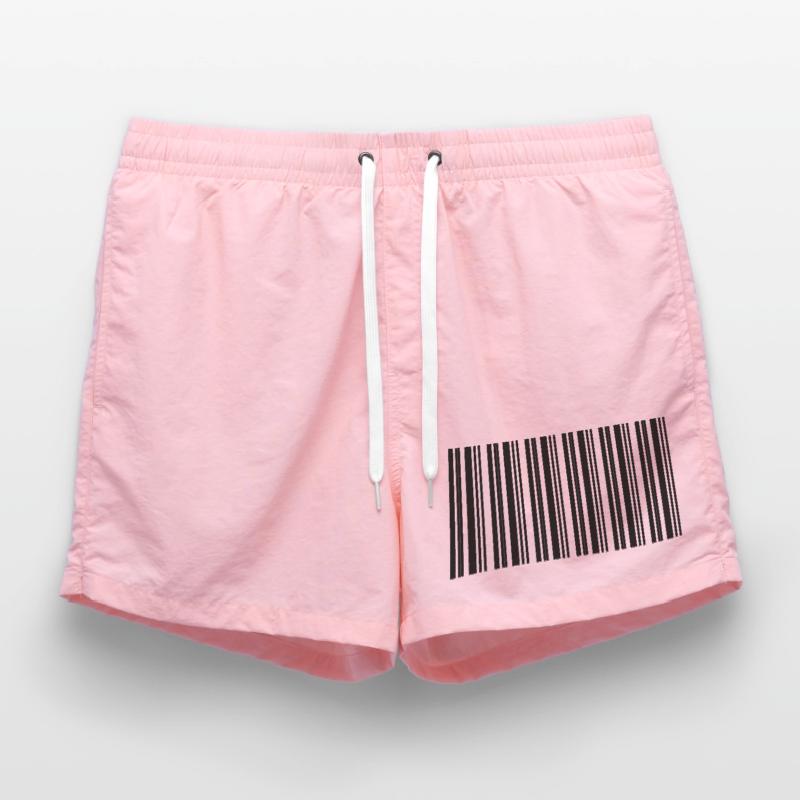 Barcode Barcode Nerd IT Technology Design Swim Trunks
