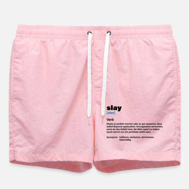 Slay – Chef-d’œuvre de fraîcheur - Short de bain - rose
